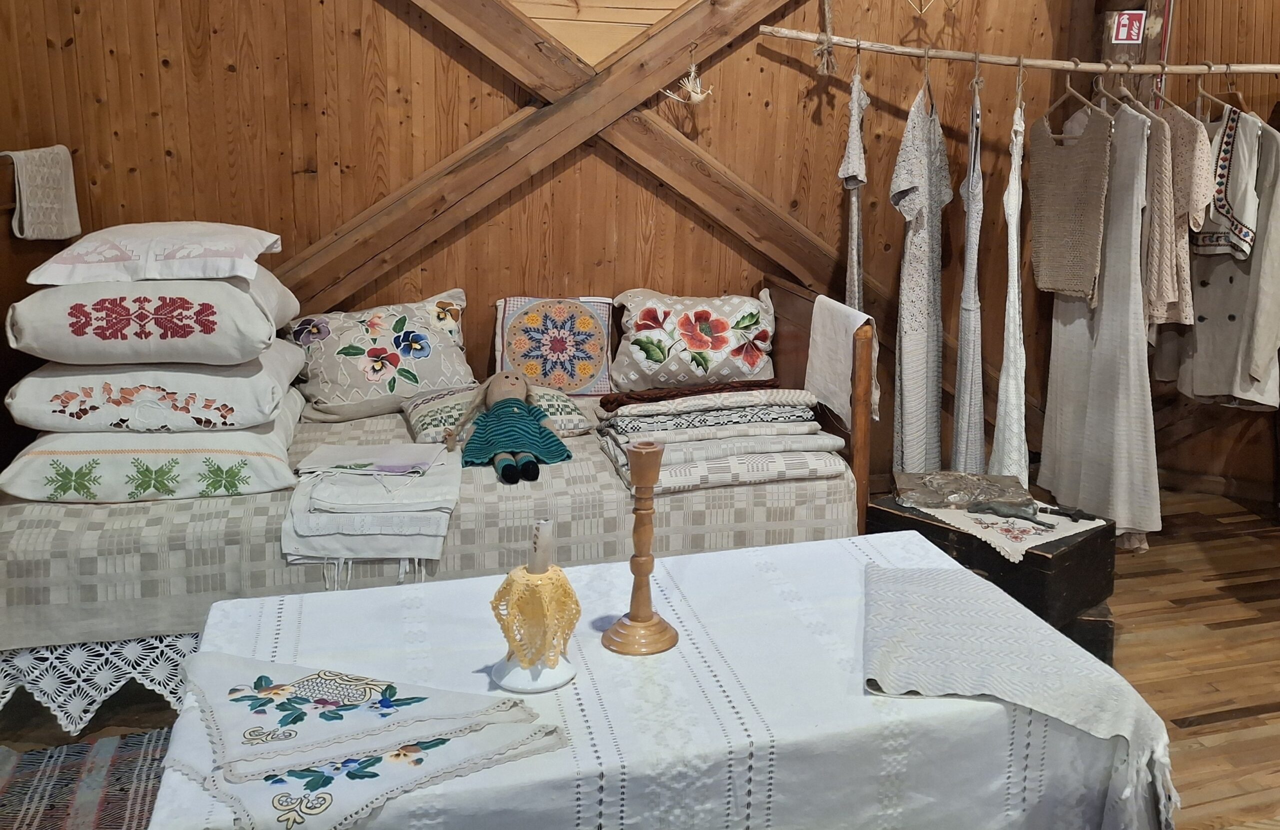 Linų muziejus ekspozicija