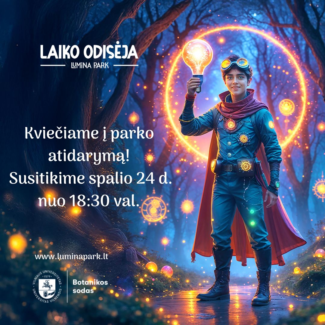 Lumina šviesų parkas „Laiko odisėja“