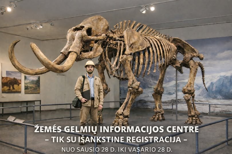 Žemės gelmių centre - mamutas Goša: 6 metrai po žeme ir 130 tūkst. metų istorijos