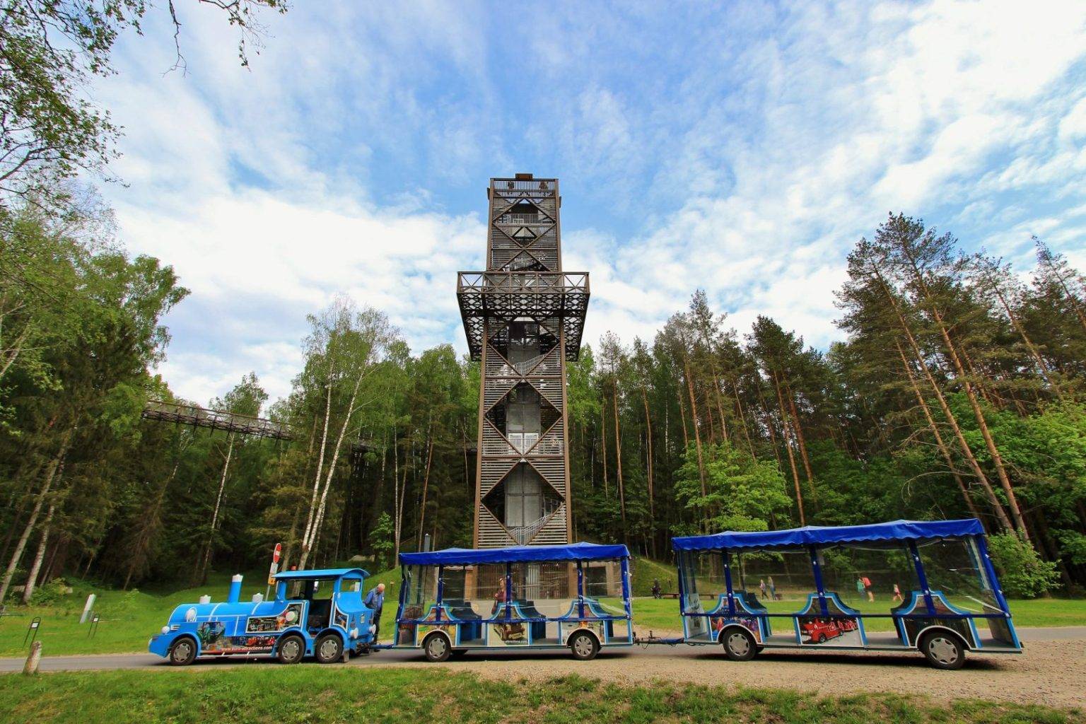 Medžių lajų tako apžvalgos bokštas