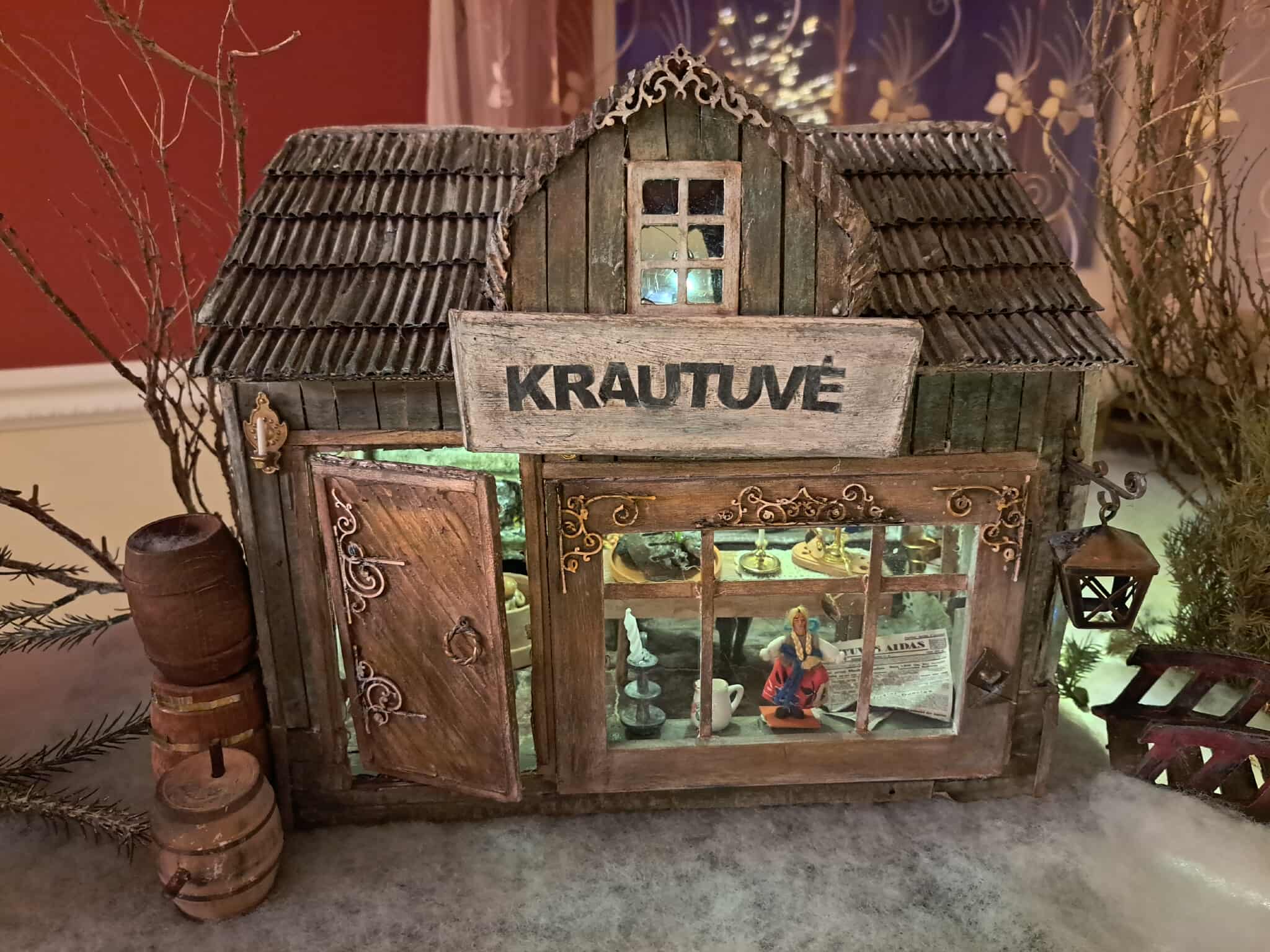 Lietuviško kaimo miniatiūrų paroda Kaimelis Minis