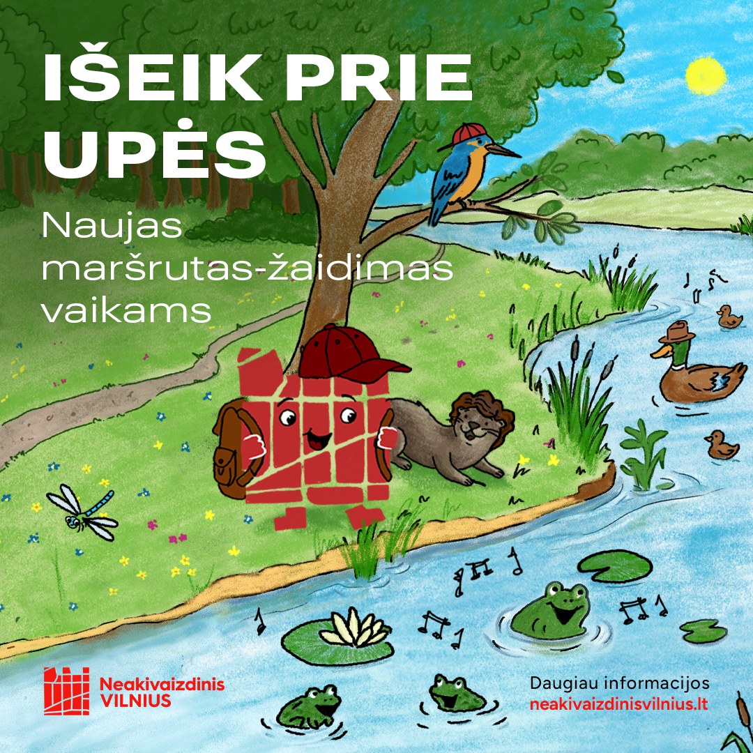 Naujas maršrutas-žaidimas vaikams Išeik prie upės