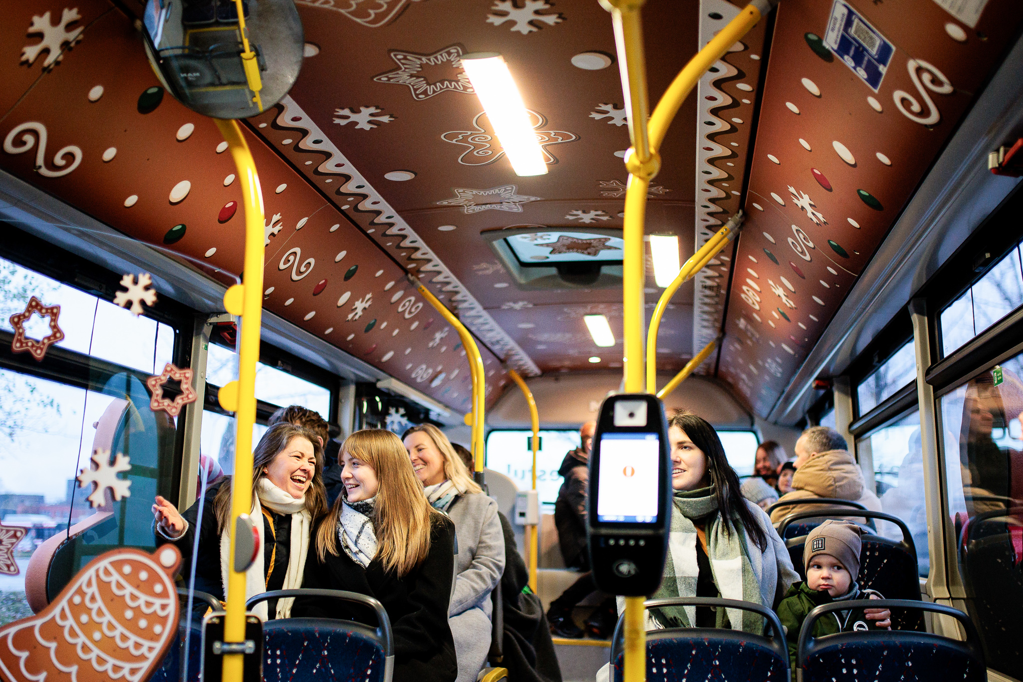 Nemokamas kalėdinis autobusas Vilniuje 2025