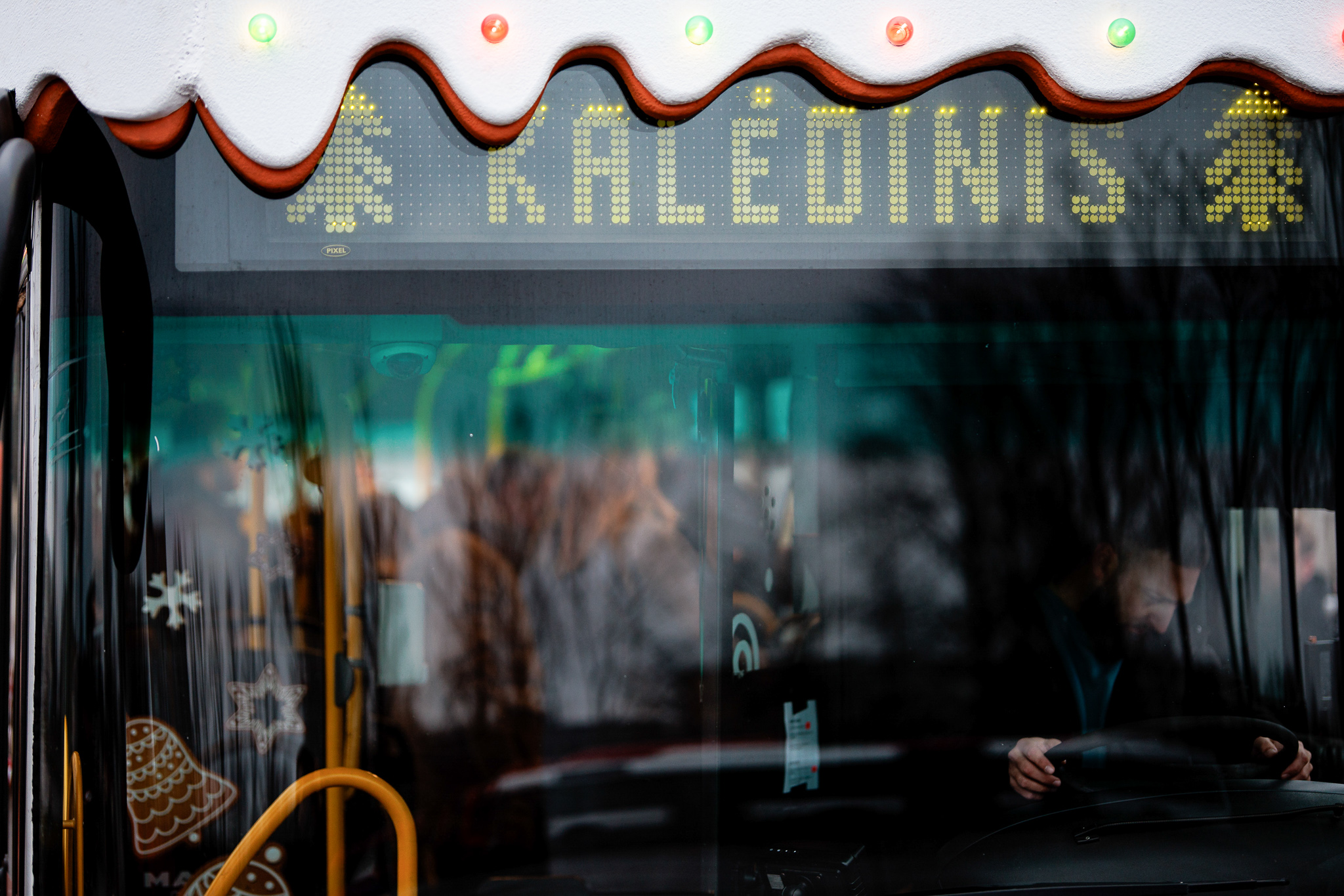 Nemokamas kalėdinis autobusas Vilniuje 2025