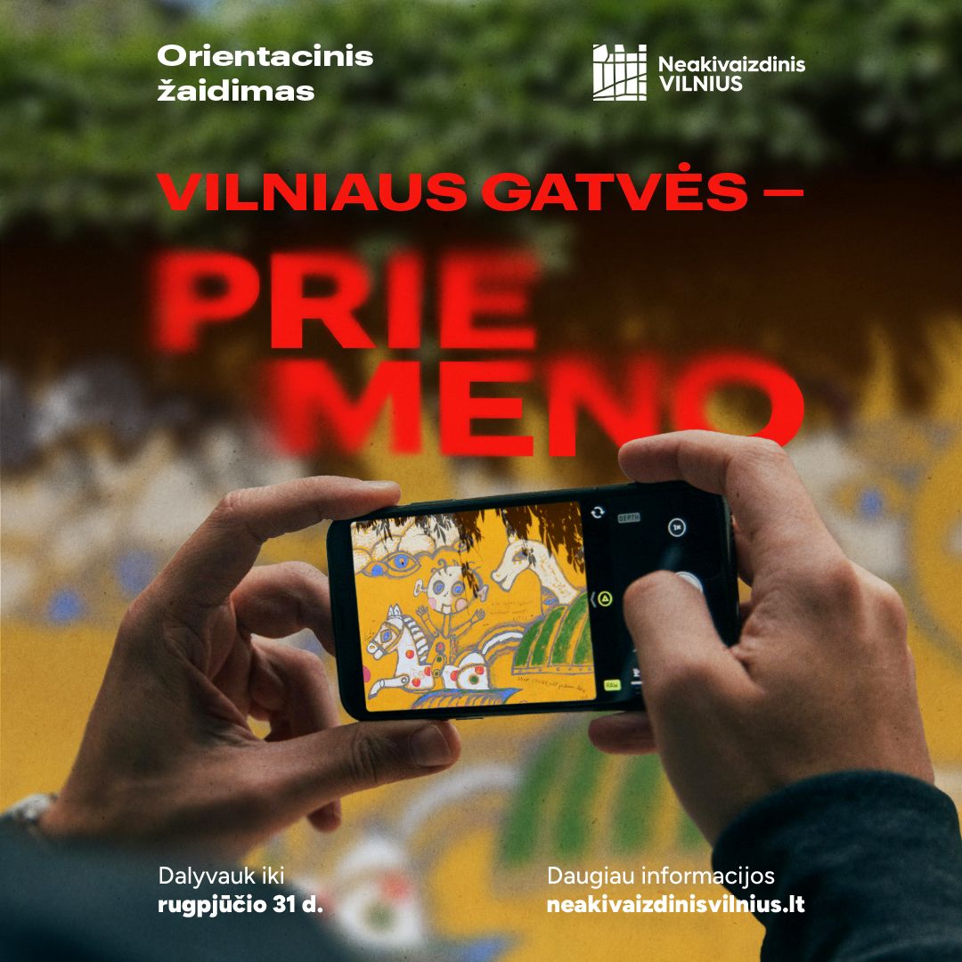 Gatvės meno orientacinis žaidimas Vilniuje