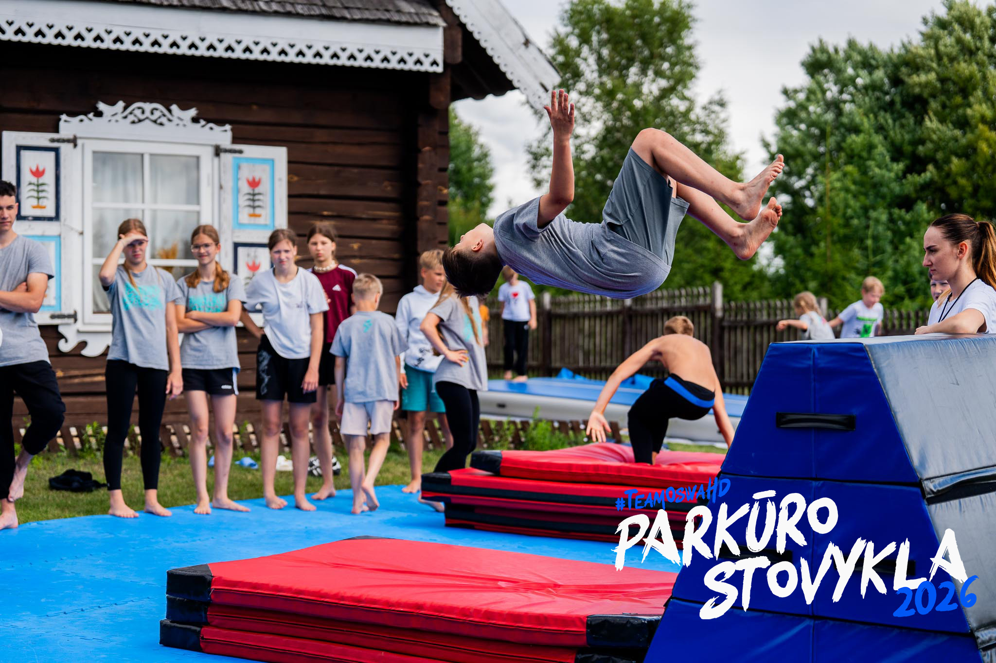 Parkūro ir akrobatikos stovyklos