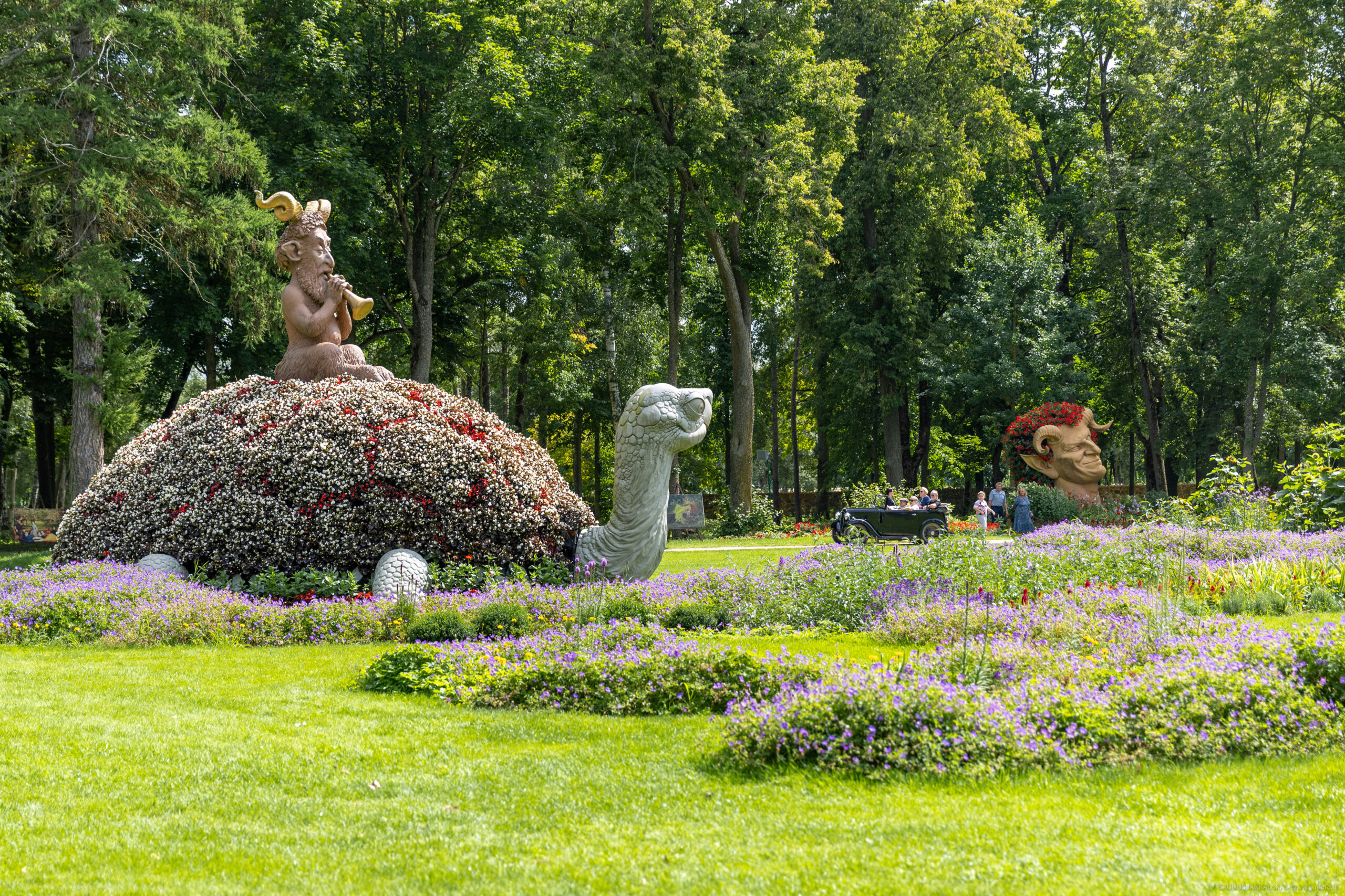 Vasaros gėlių festivalis Pakruojo dvare
