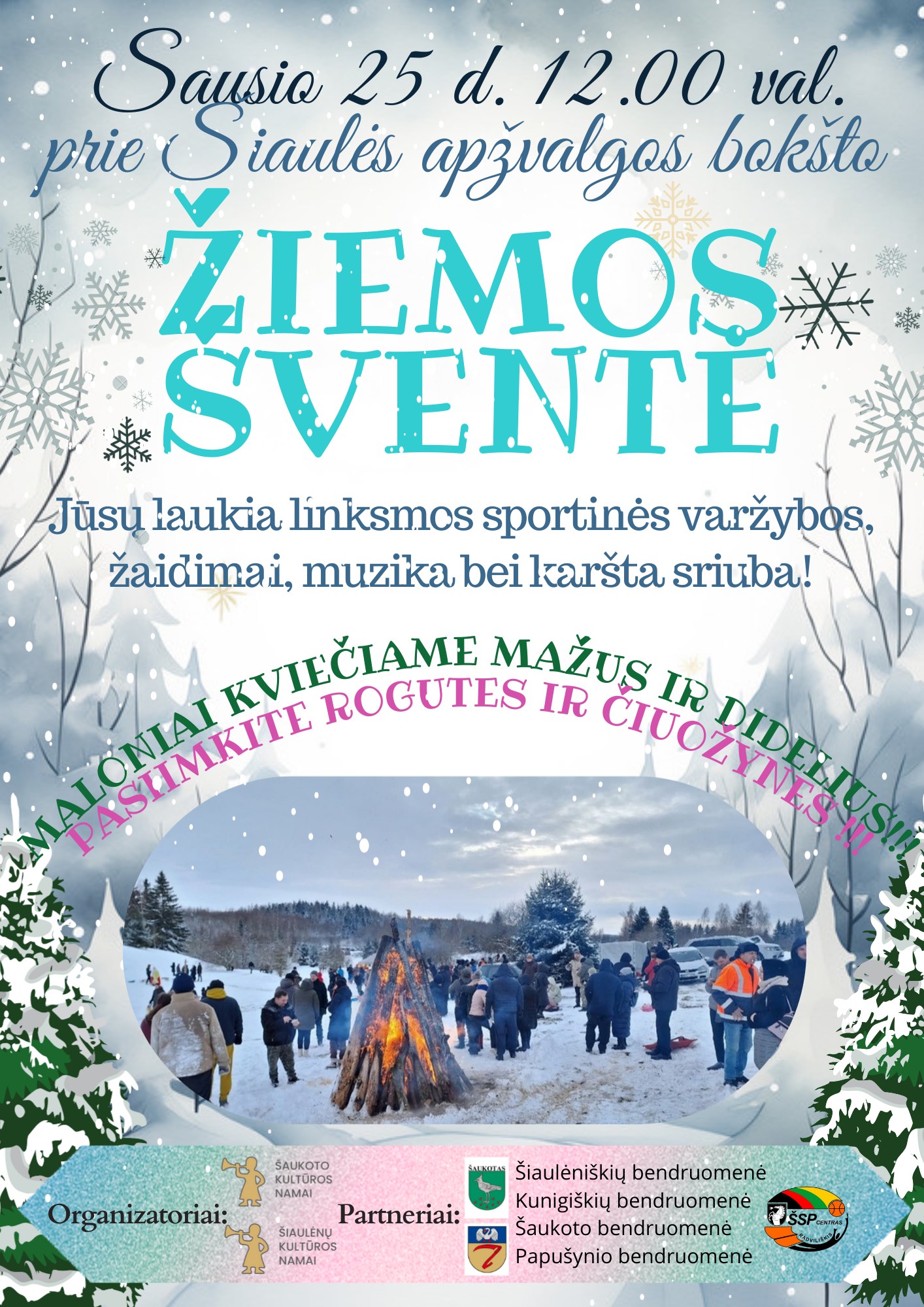 Žiemos šventė Šiaulėnuose