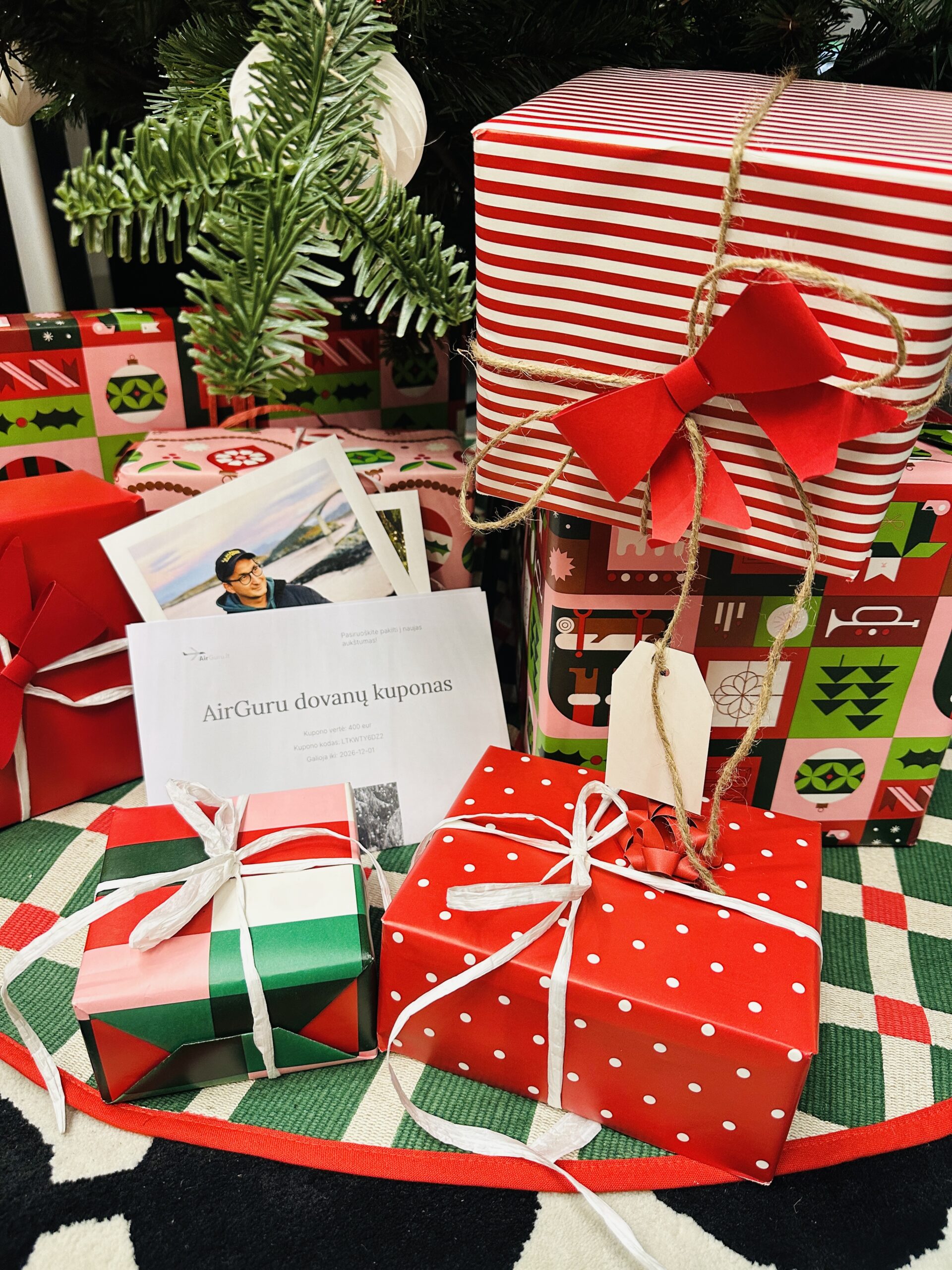 Kalėdų dovanų tendencija: kelionių dovanų kuponai