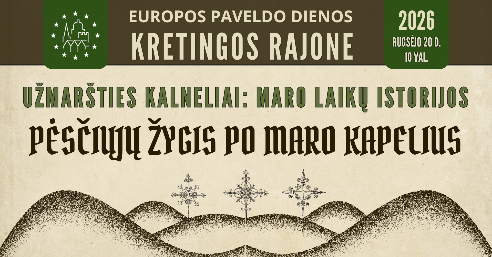 Pėsčiųjų žygis po maro kapelius