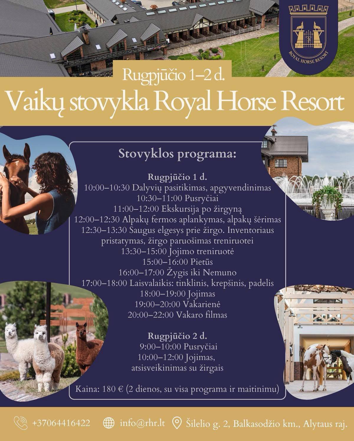 Royal Horse Resort stovykla su nakvyne