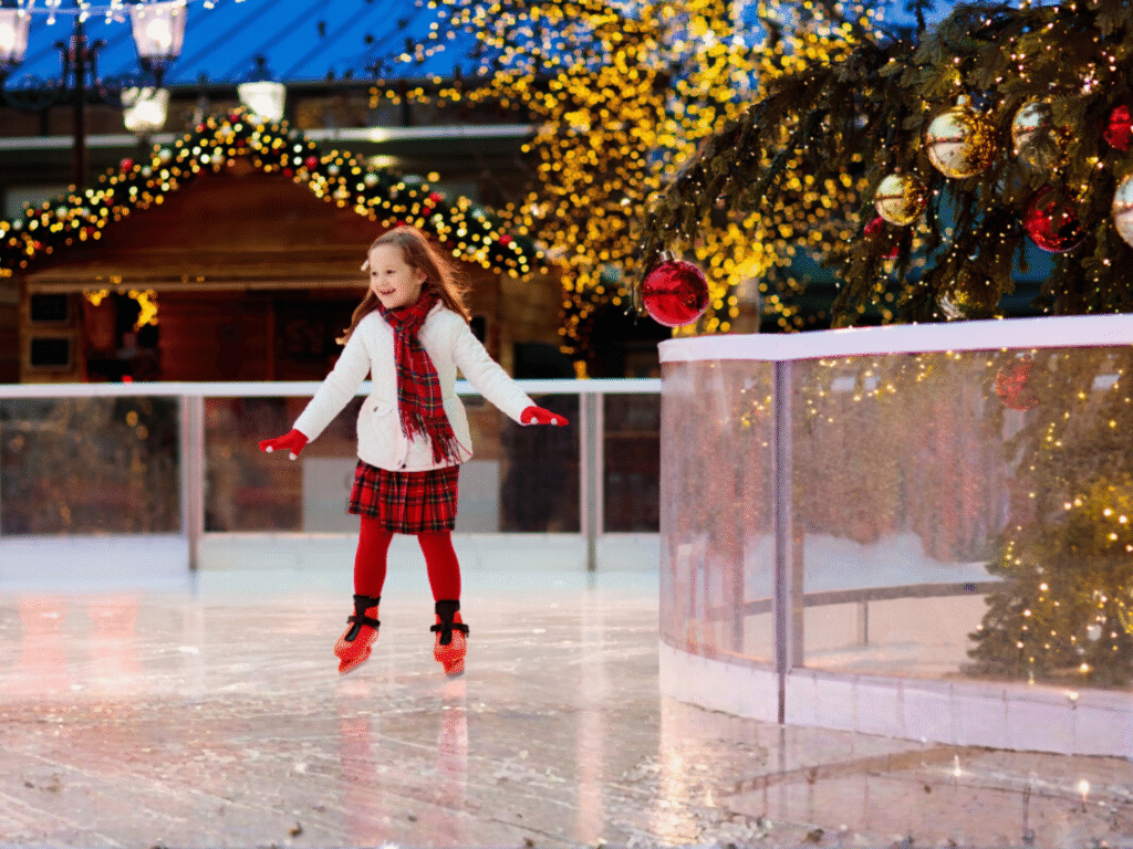 Ledo čiuožyklos Lietuvoje 2025: gražiausios vietos žiemos pramogoms po atviru dangumi