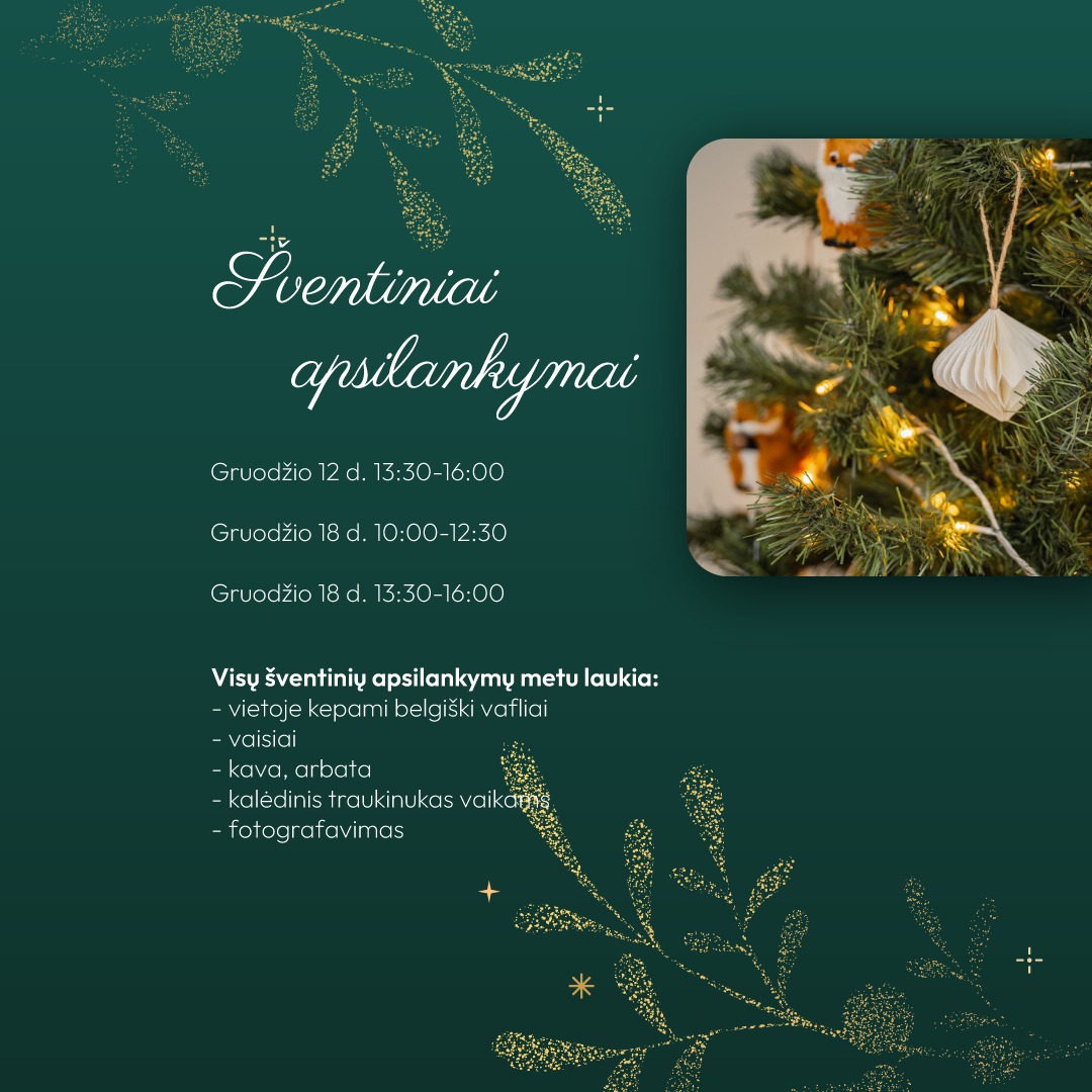 Šventiniai apsilankymai SAVU TEMPU studijoje