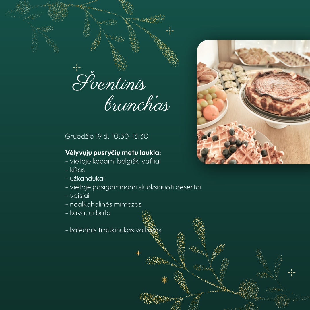 Šventinis „Brunch“ SAVU TEMPU studijoje