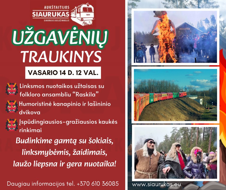 Siauruko Užgavėnių traukinys