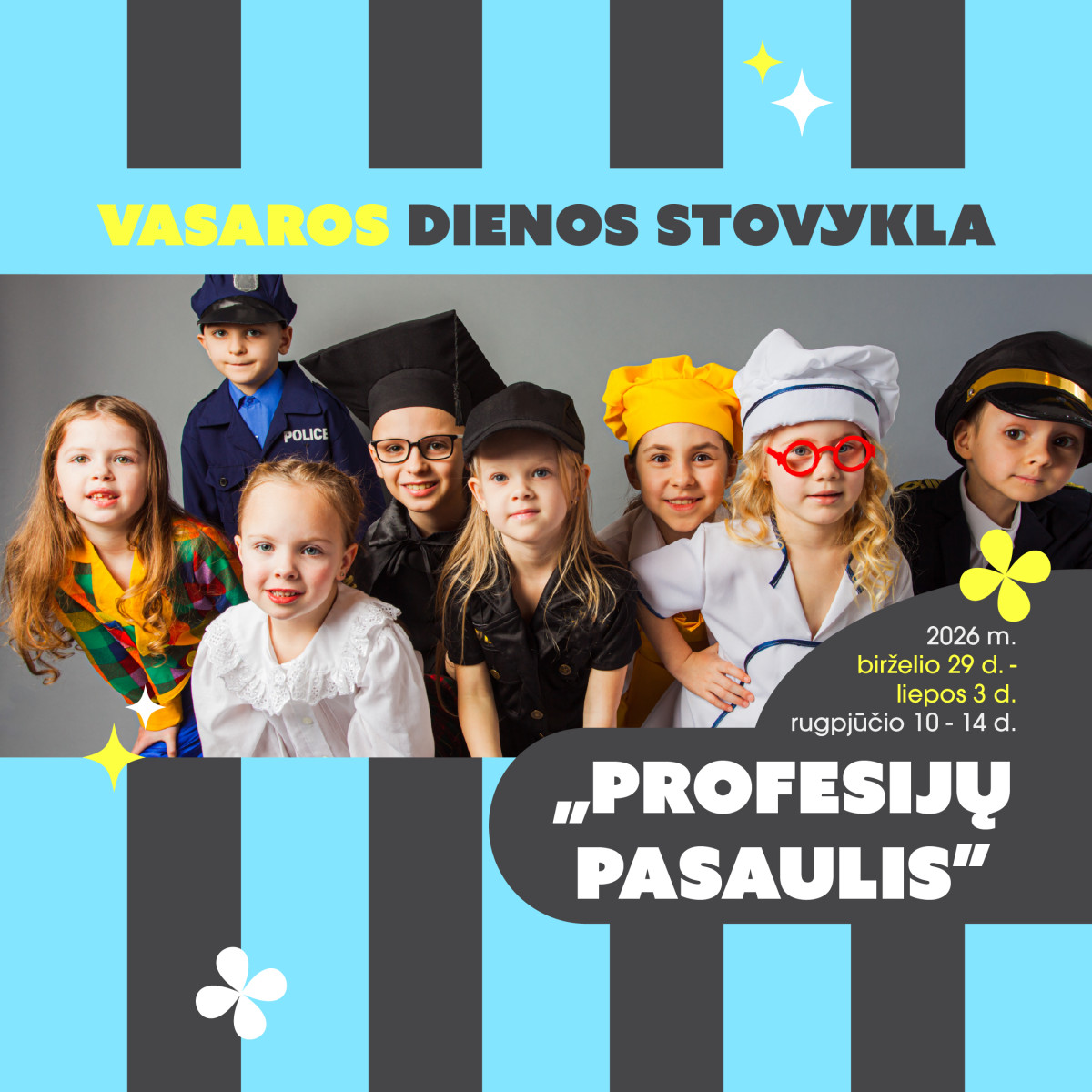 EDULANDO dienos stovykla PROFESIJŲ PASAULIS