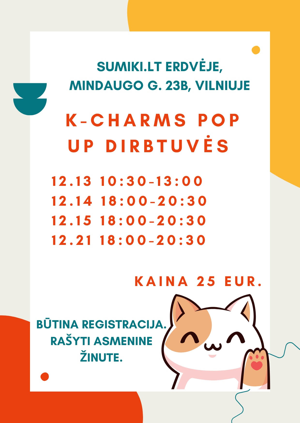 Kalėdinės edukacijos vaikams ir šeimoms 2025