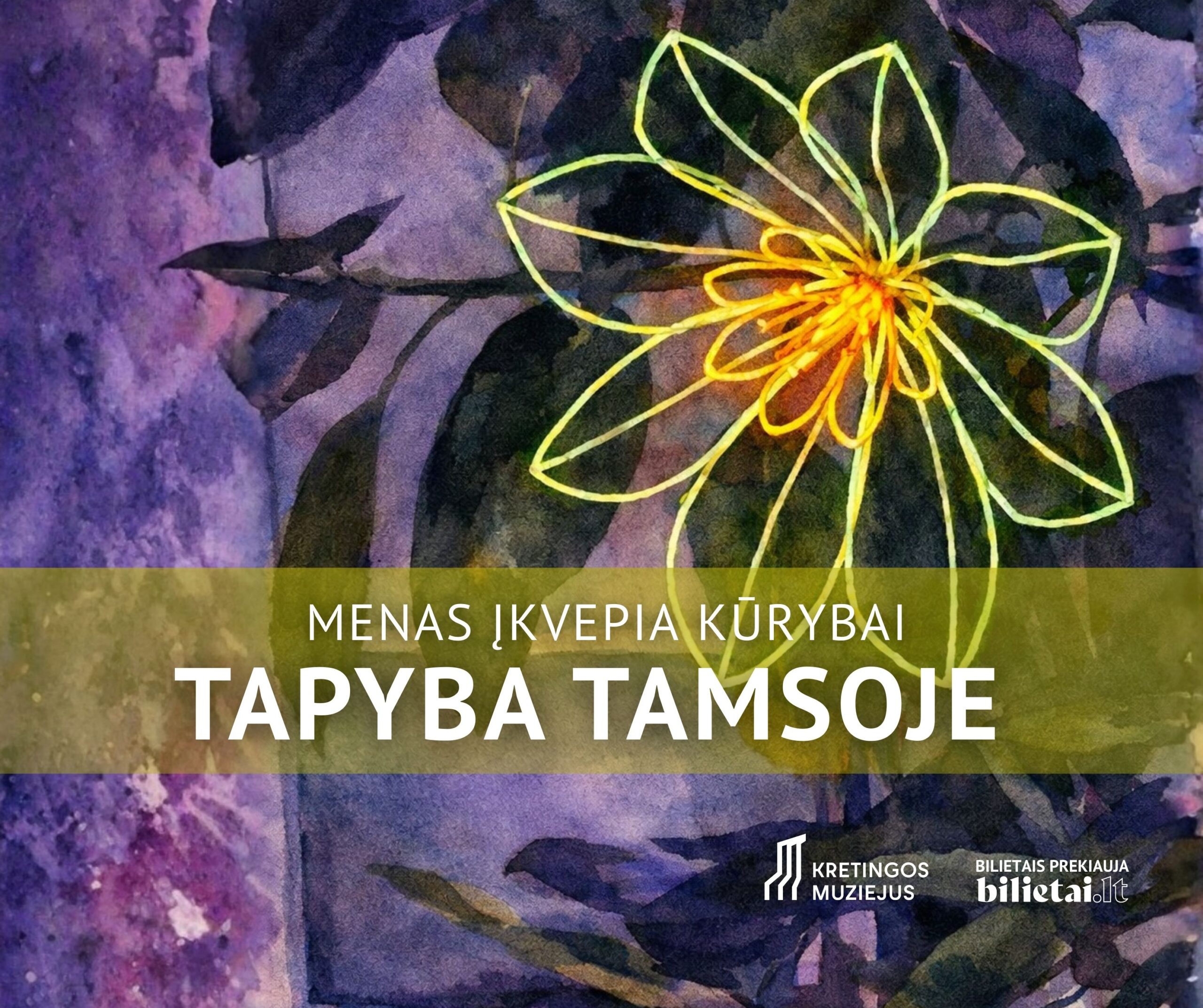 Tapyba tamsoje Kretingos muziejuje