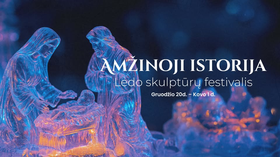 Amžinoji istorija lede 2026: unikalus ledo skulptūrų ir meno festivalis Taujėnų dvare