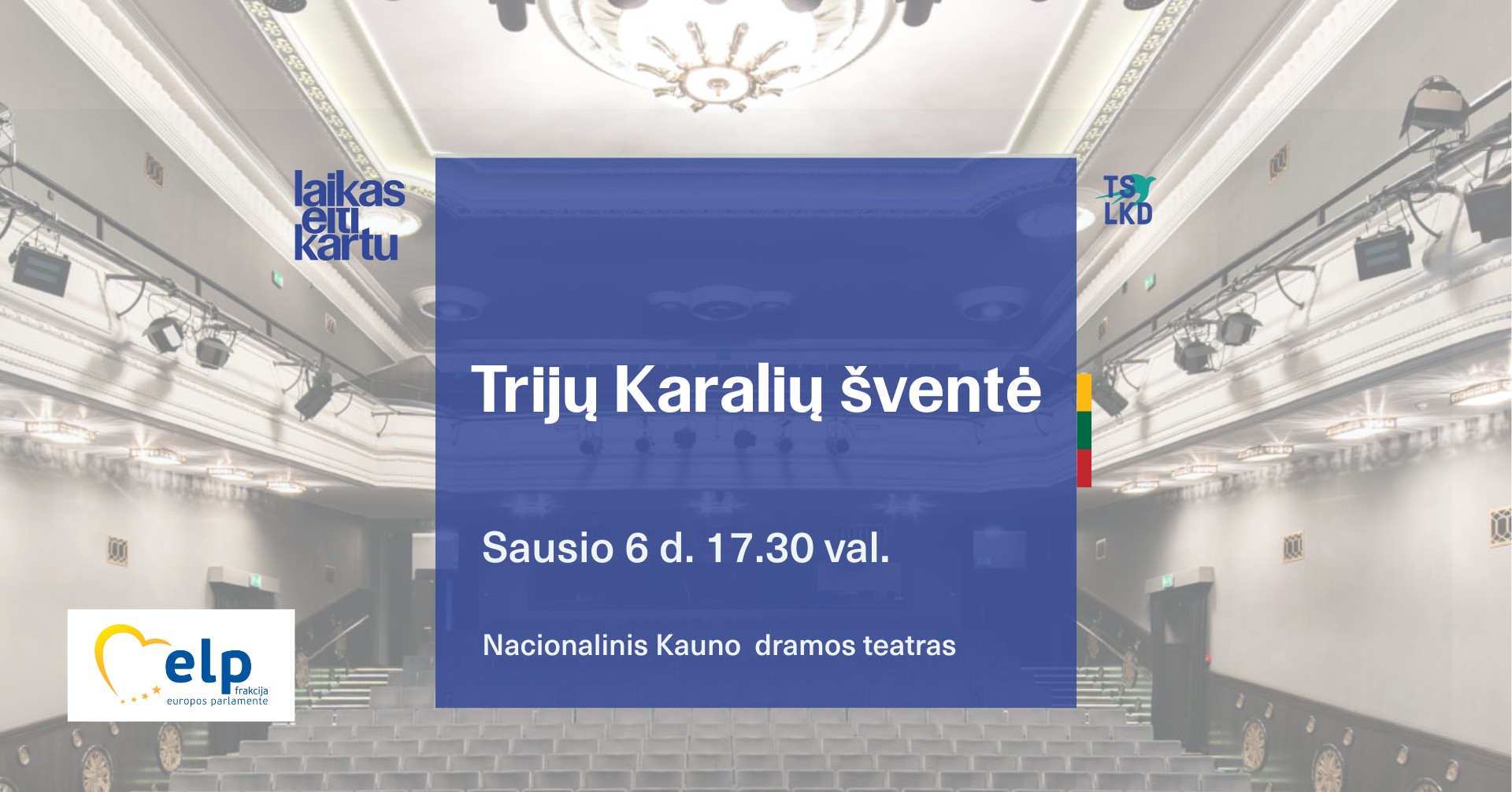 Trijų Karalių šventė Nacionaliniame Kauno dramos teatre