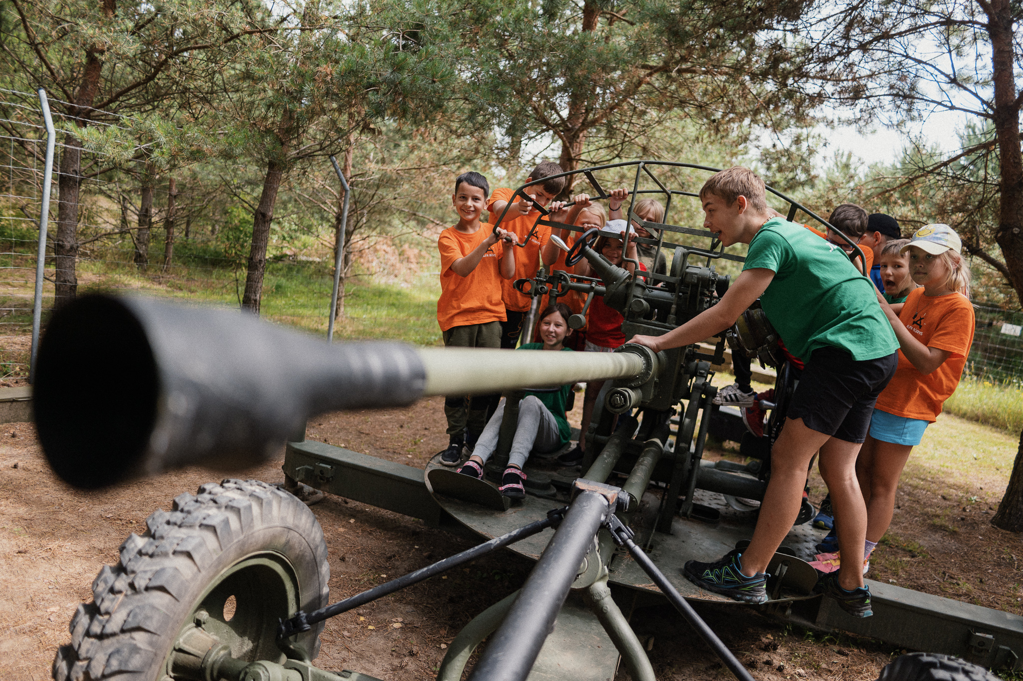 Alfa būrys stovyklos vaikams