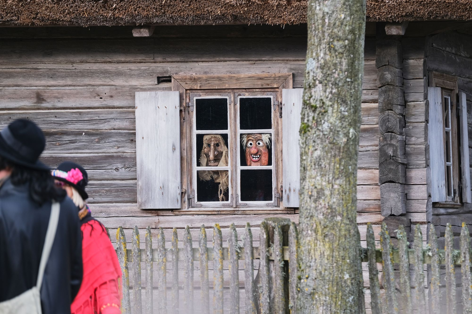 Užgavėnės Kleboniškių muziejuje (nuotr. Augustės Labenskytės)