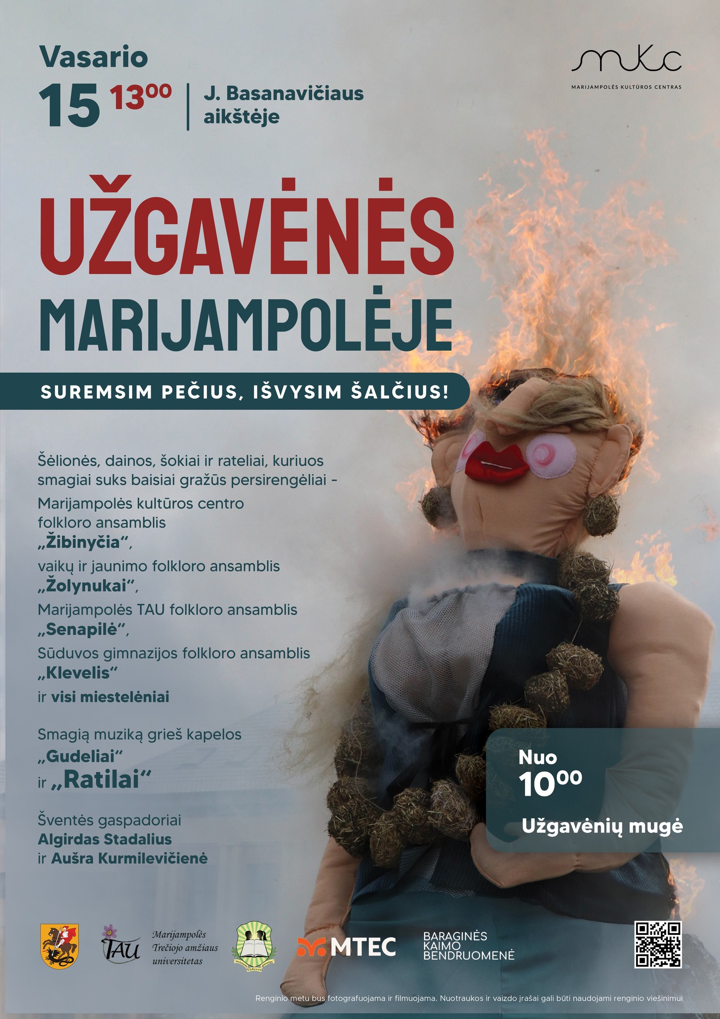 Užgavėnės Marijampolėje 2026