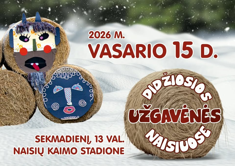 Užgavėnės Naisiuose 2026