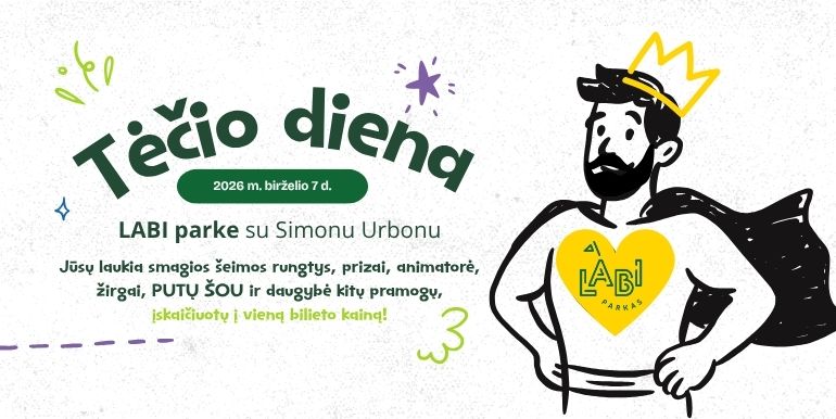 LABI parke linksmiausios metų tėčių varžytuvės