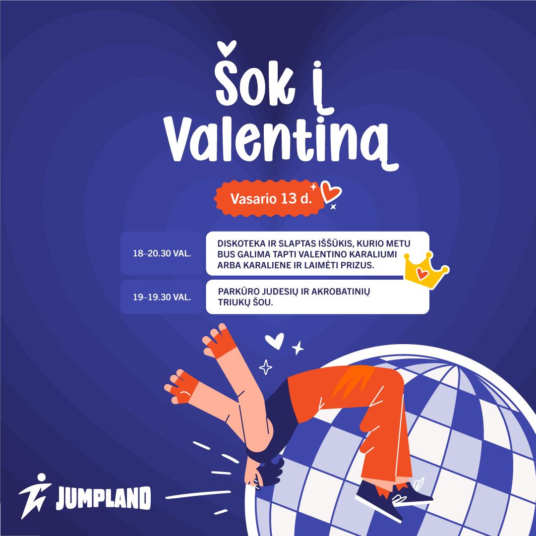 Valentino diena Jumpland 2026