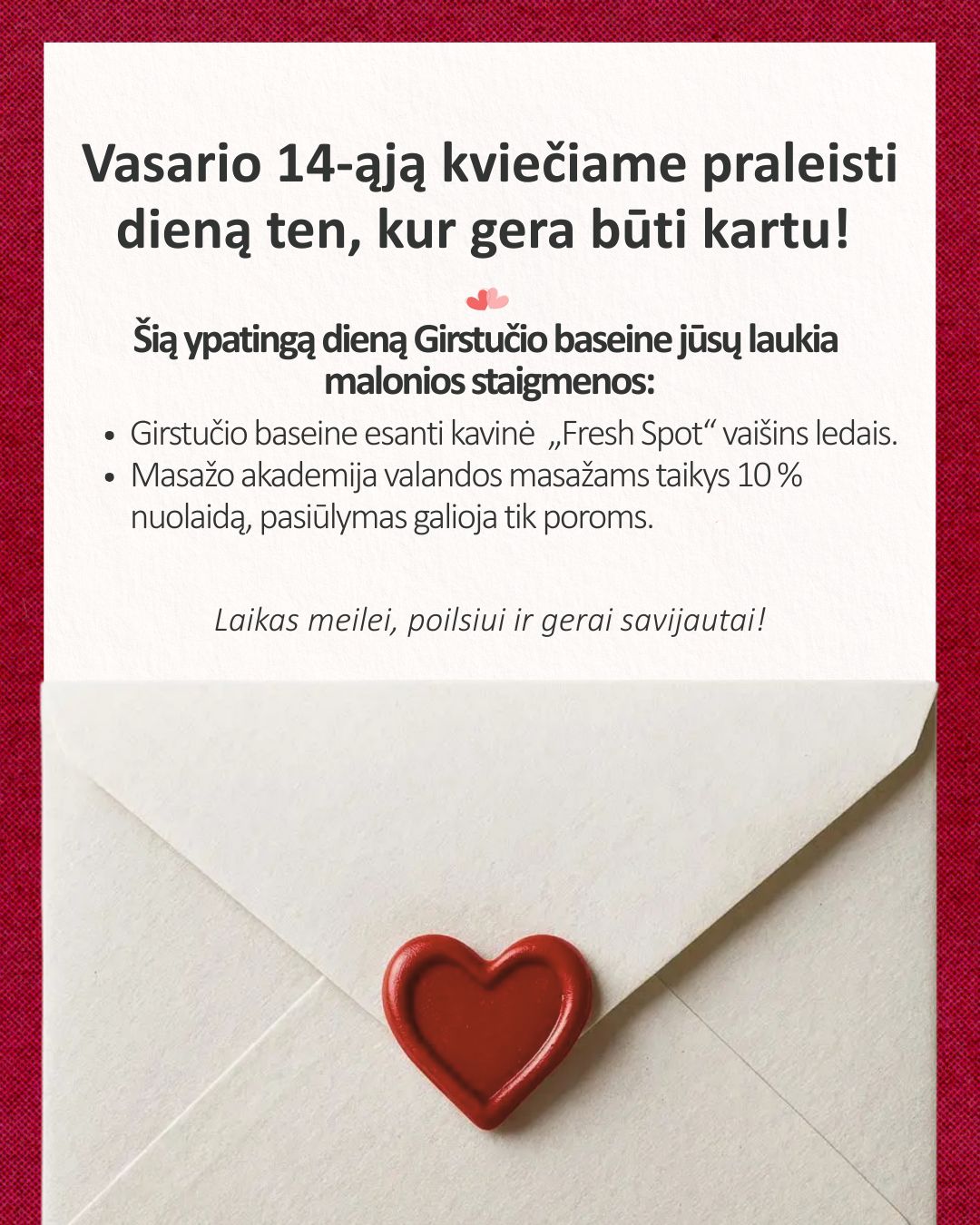 Valentino diena Girstučio baseine