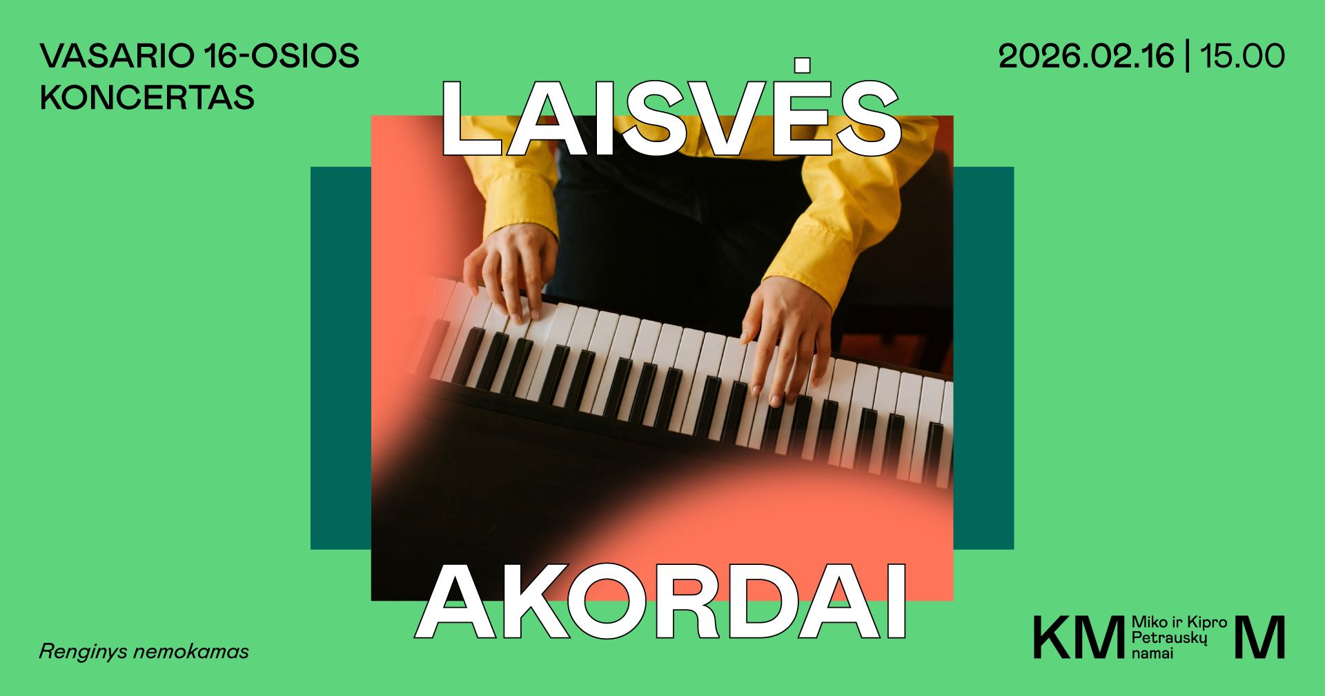 Vasario 16-osios koncertas „Laisvės akordai“. Miko ir Kipro Petrauskų namuose Kaune