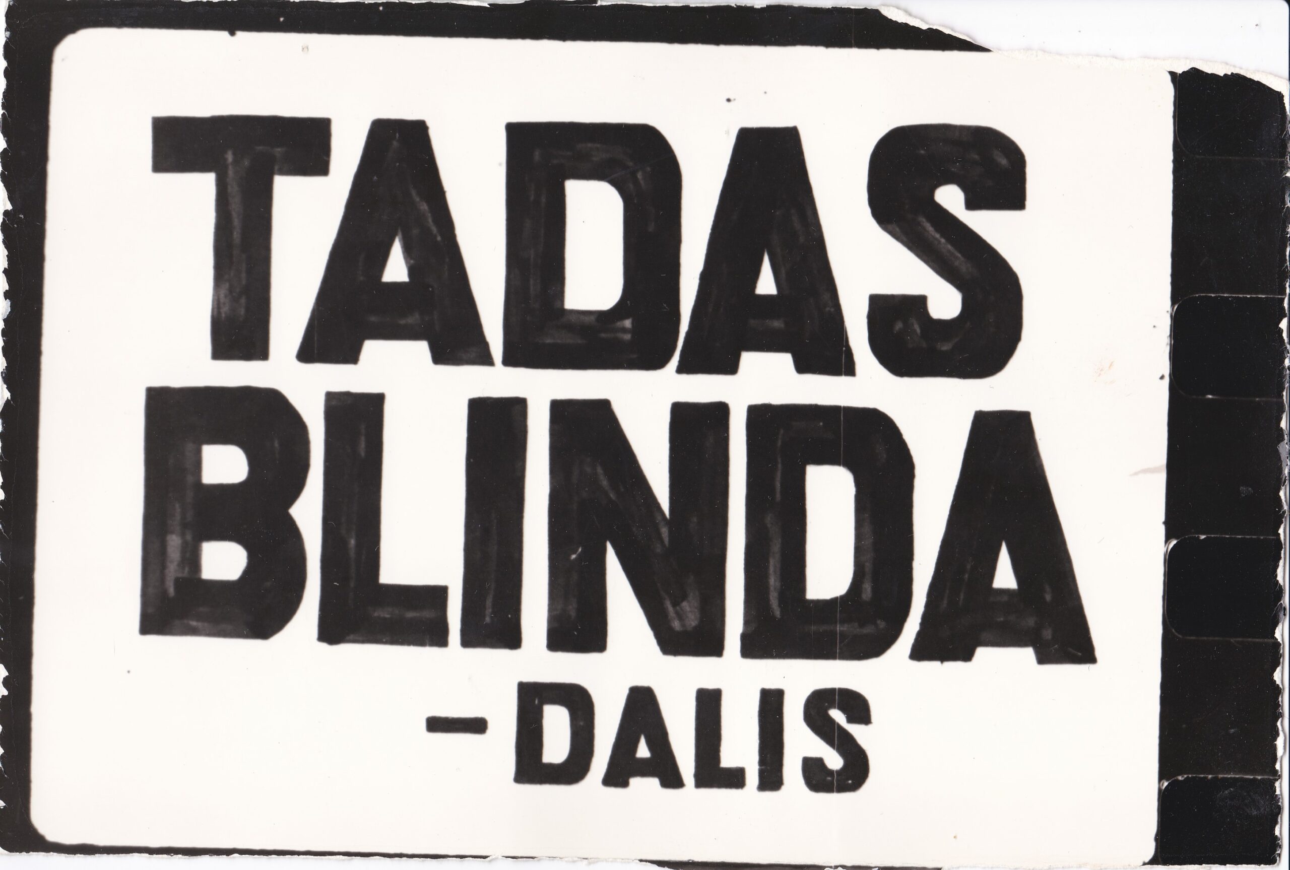 Filmas Tadas Blinda. Lietuvos teatro, muzikos ir kino muziejaus archyvas