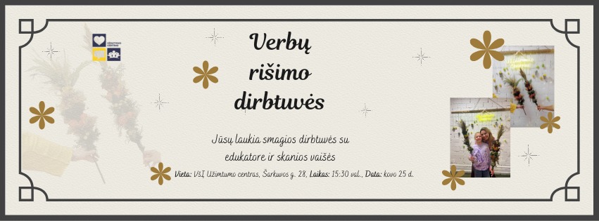 Verbų rišimo edukacija Kaune