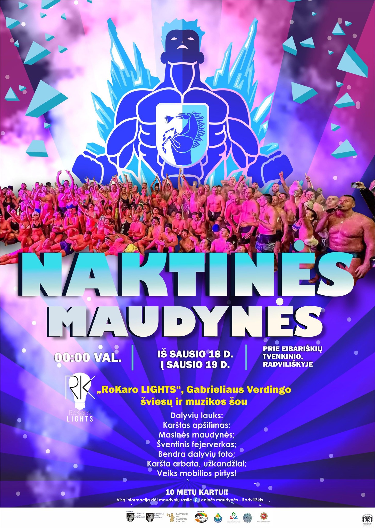 Naktinės ledinės maudynės