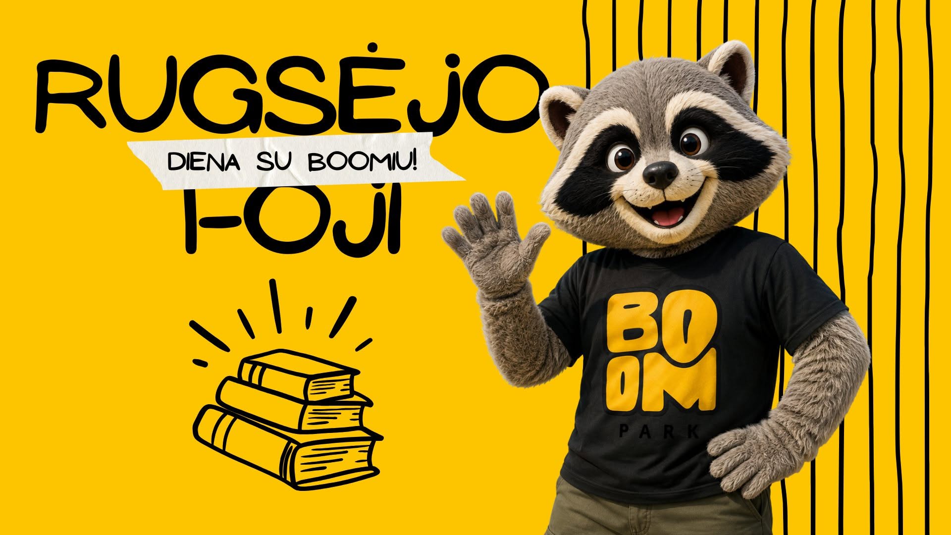 Rugsėjo 1-oji BOOM parke 2026