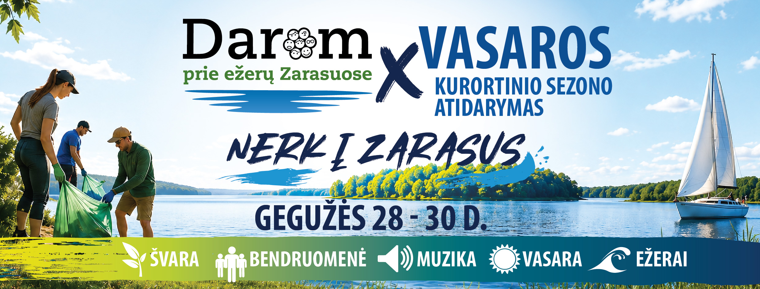 Nerk į Zarasus – vasaros kurortinio sezono atidarymas