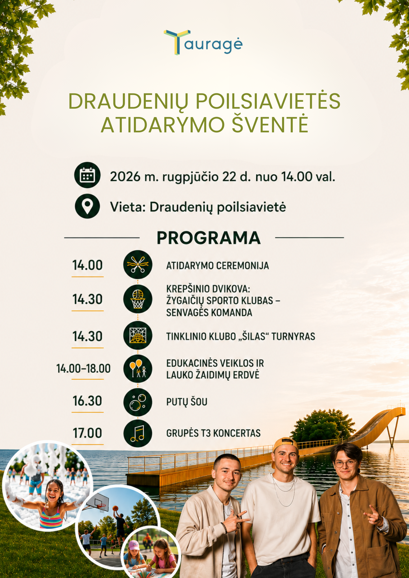 Draudenių poilsiavietės atidarymas