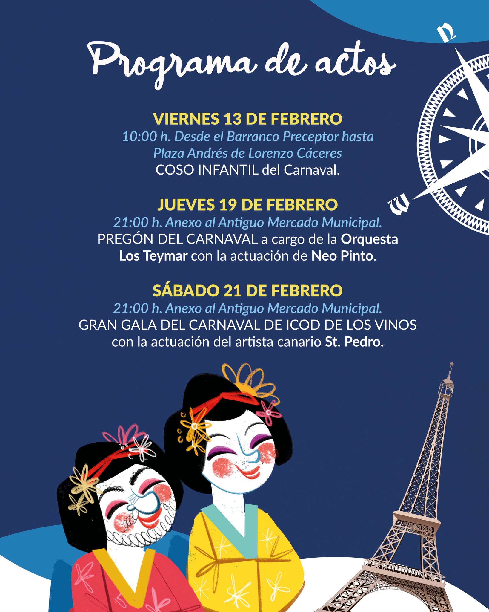 Icod de los Vinos karnavalas