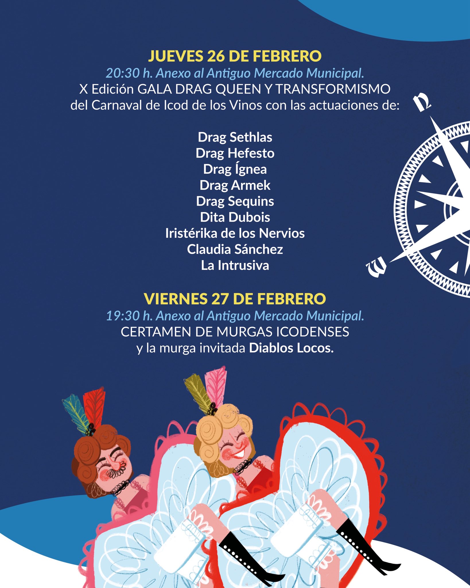 Icod de los Vinos karnavalas