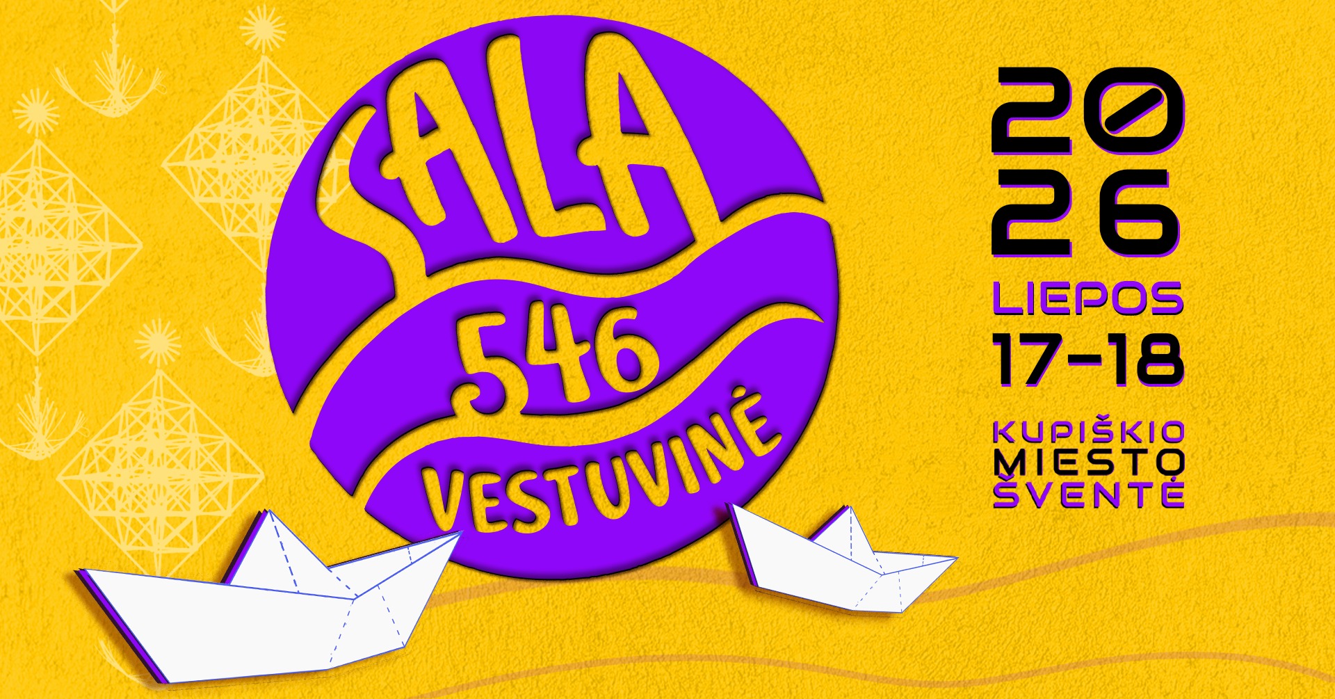 Kupiškio miesto šventė „Sala 546. Vestuvinė“