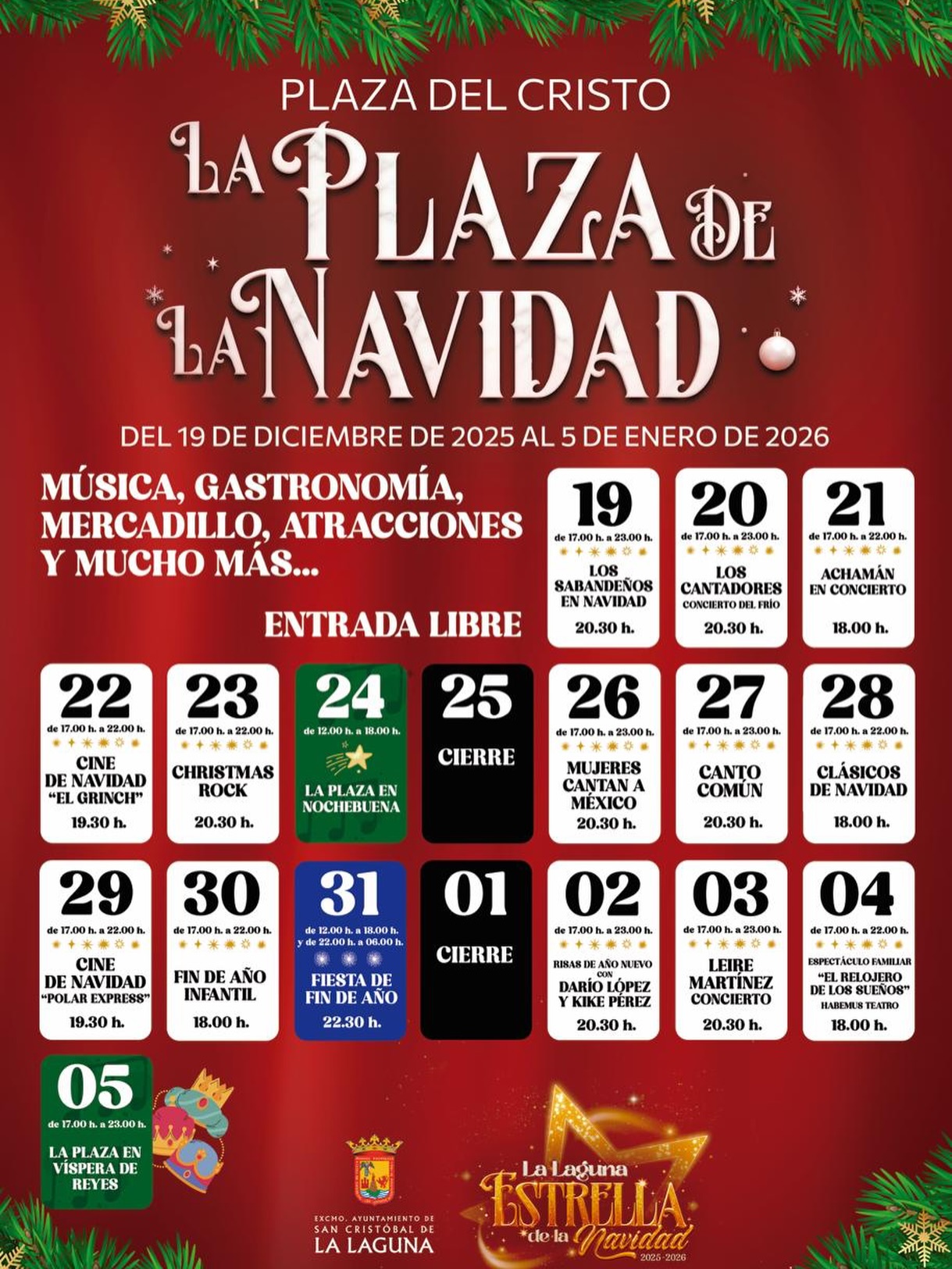 Kalėdinės mugės La Laguna