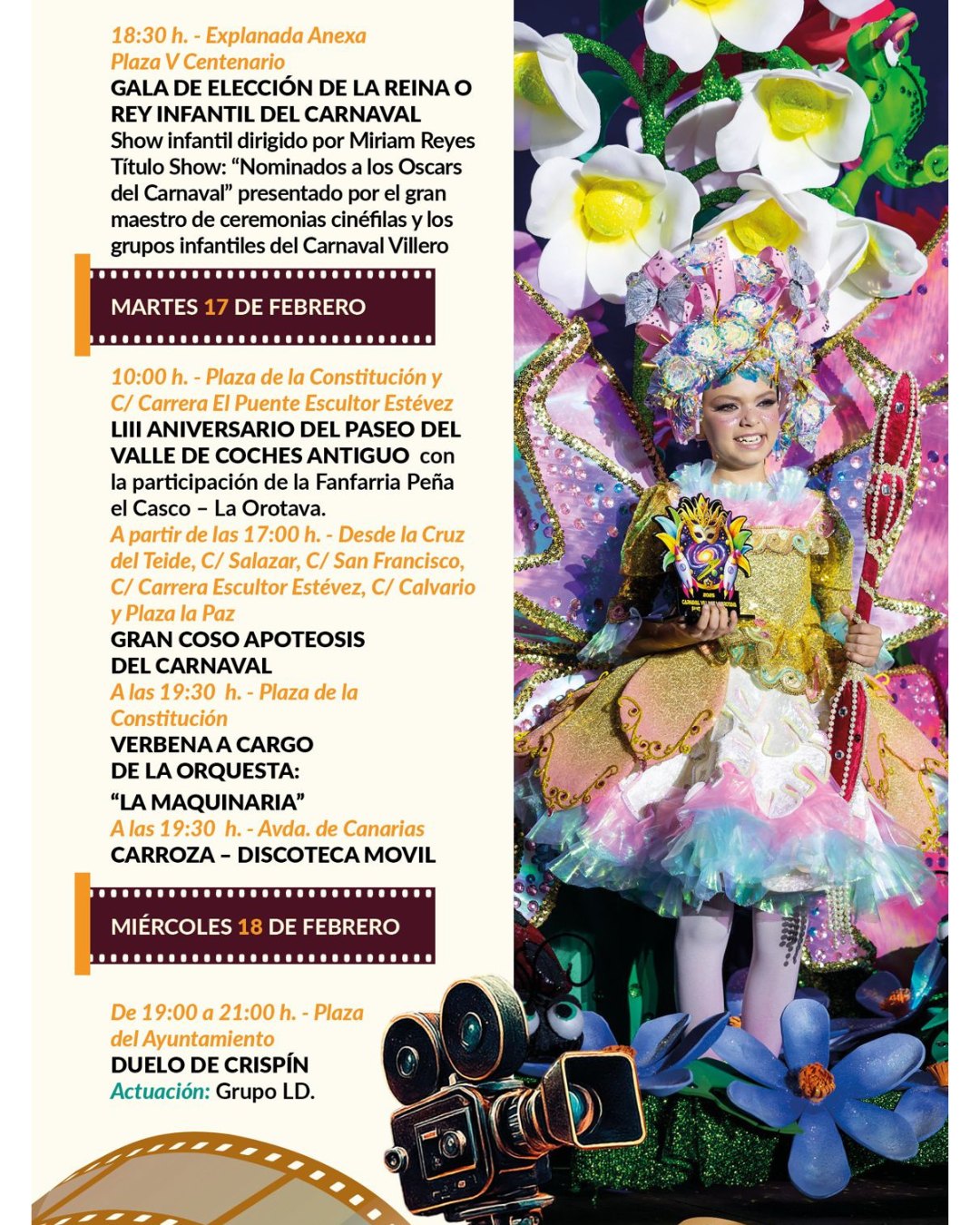 La Orotava karnavalas 2026