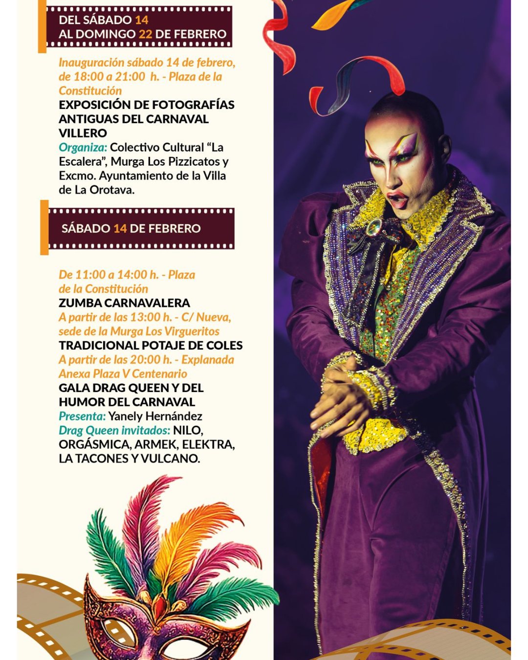 La Orotava karnavalas 2026