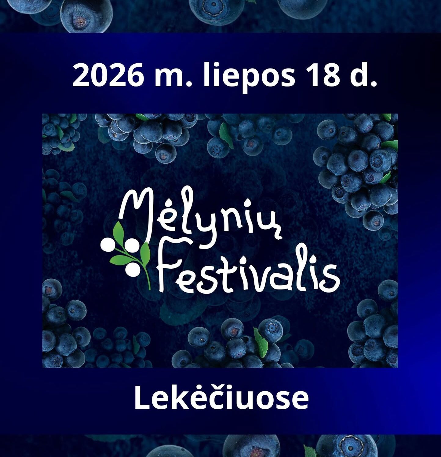 Mėlynių festivalis Lekėčiuose