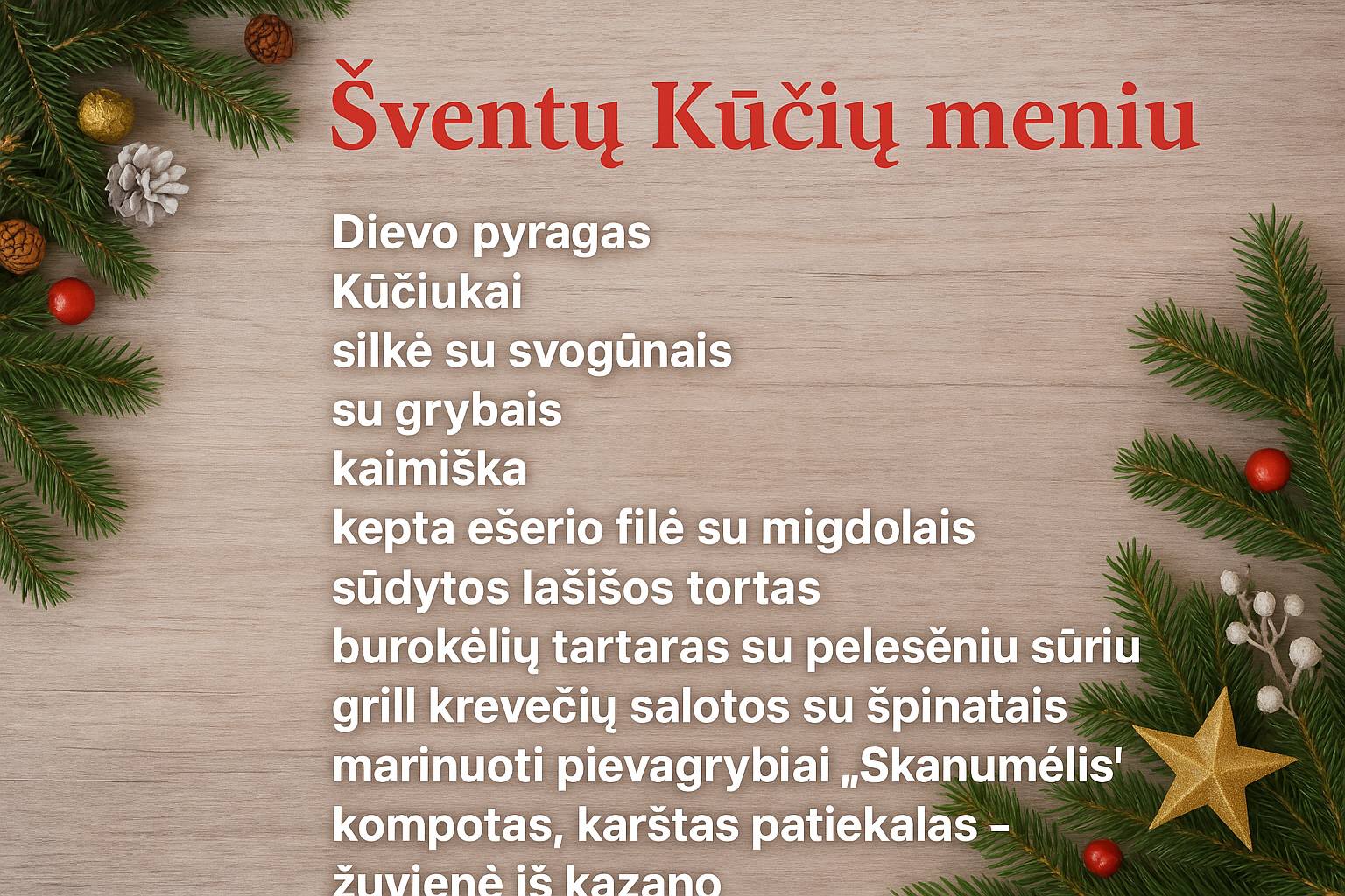 Lietuviškos Kūčios ir Naujieji