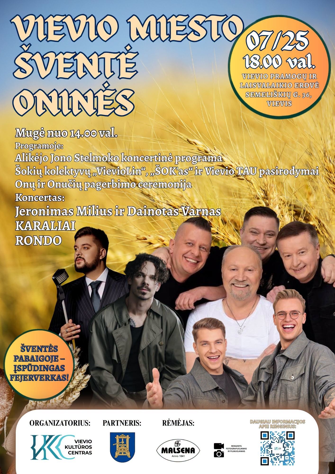 Vievio miesto šventė – Oninės