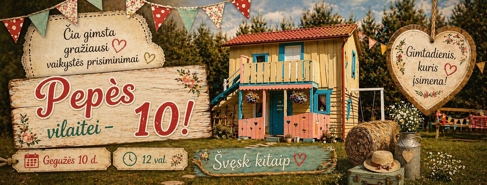 Renginys šeimai „Pepės vilaitei – jau 10!“