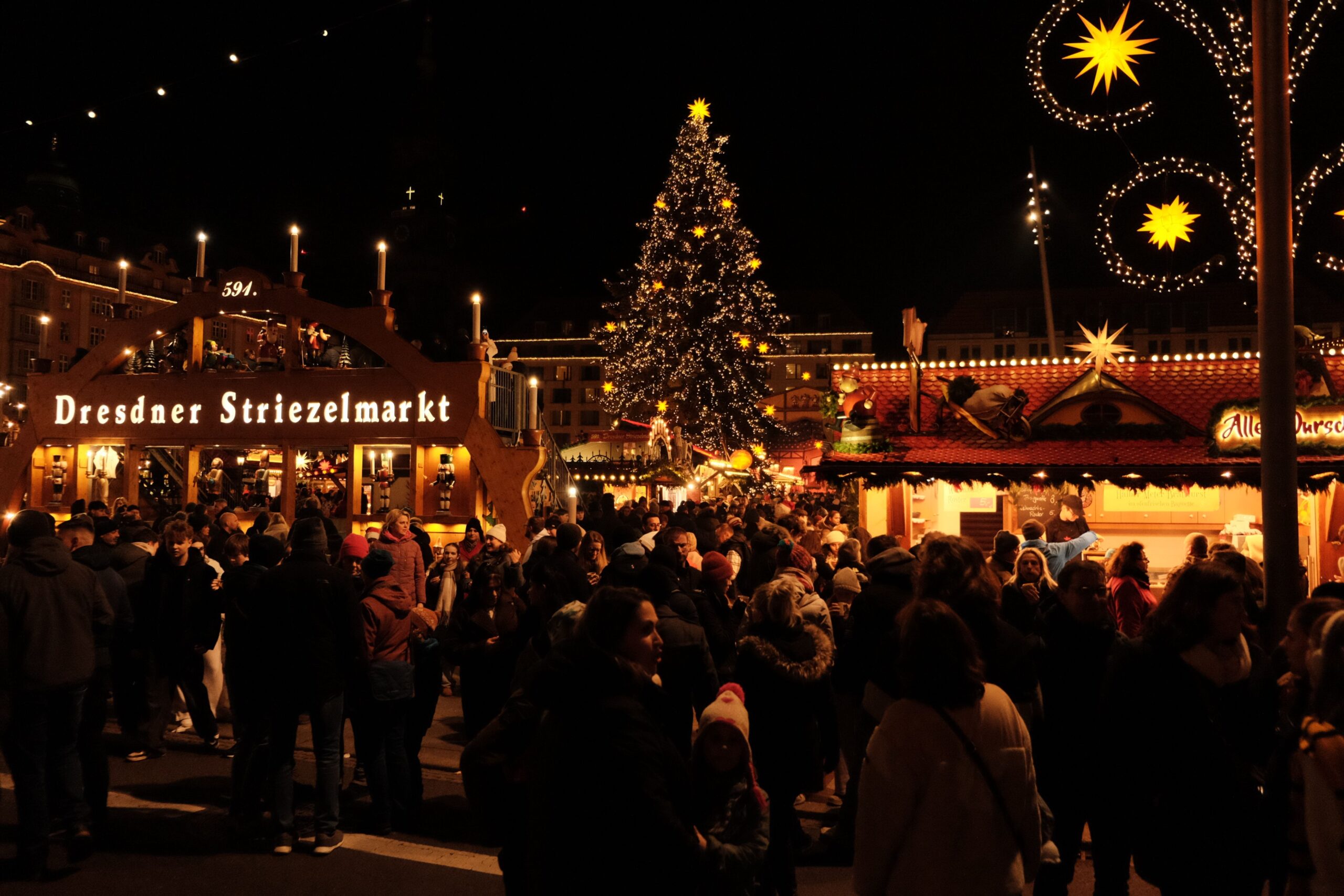 Striezelmarkt Kalėdų mugė Drezdene