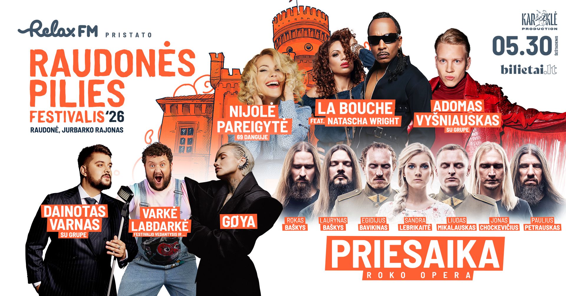 Raudonės pilies festivalis 2026